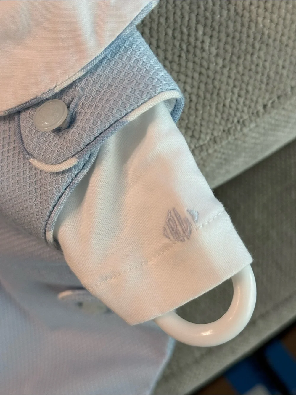 NWT Polo Ralph Lauren Baby Blue 2 Piece Shortall Set 3M SS20 Sample Rare